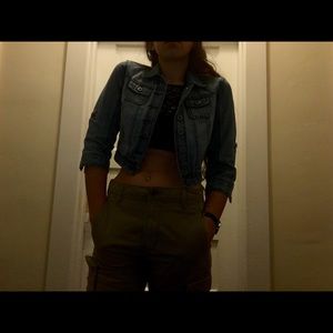 Cropped Denim Jacket